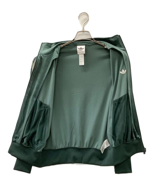 adidas（アディダス）adidas (アディダス) ファイヤーバード ベロアトラックトップ グリーン サイズ:XSの古着・服飾アイテム