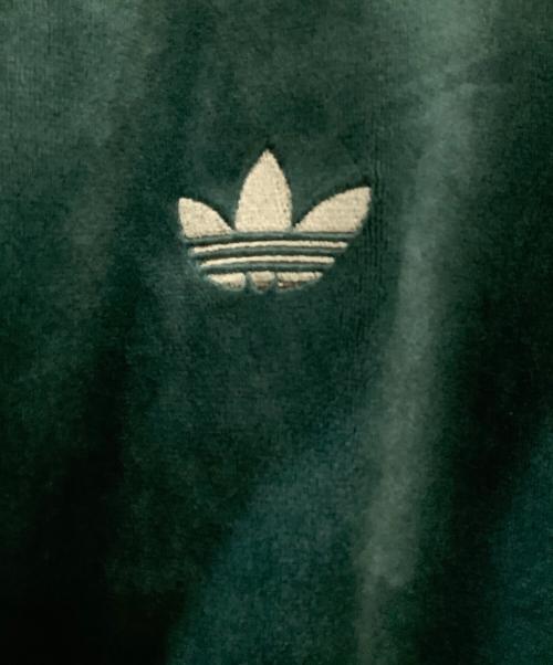 adidas（アディダス）adidas (アディダス) ファイヤーバード ベロアトラックトップ グリーン サイズ:XSの古着・服飾アイテム
