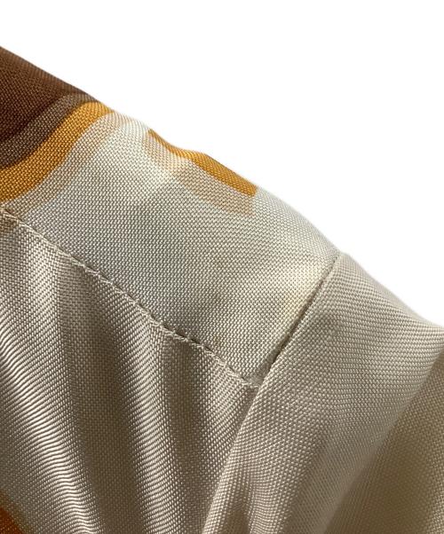 Chloe（クロエ）Chloe (クロエ) 長袖ブラウス ベージュ×オレンジ サイズ:T38の古着・服飾アイテム