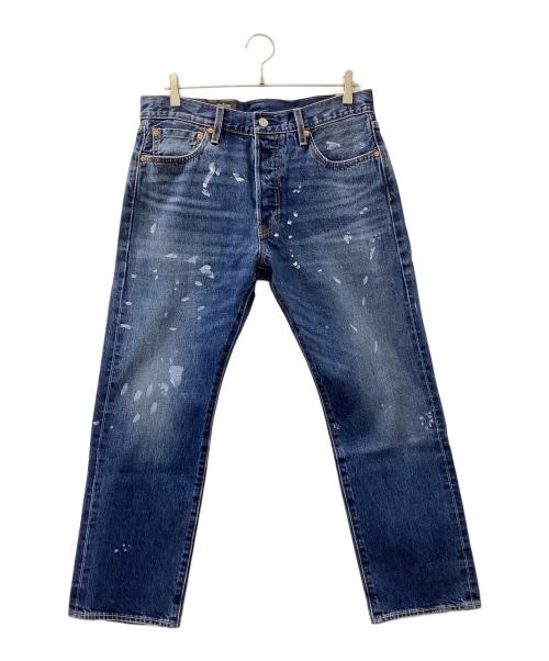 LEVI'S PReMIUM（リーバイス プレミアム）LEVI'S PReMIUM (リーバイス プレミアム) 501ペイント加工デニムパンツ インディゴ サイズ:W33×L28 未使用品の古着・服飾アイテム