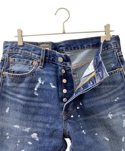LEVI'S PReMIUM（リーバイス プレミアム）LEVI'S PReMIUM (リーバイス プレミアム) 501ペイント加工デニムパンツ インディゴ サイズ:W33×L28 未使用品の古着・服飾アイテム