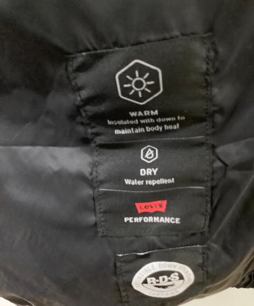 LEVI'S（リーバイス）LEVI'S (リーバイス) ダウンジャケット ブラック サイズ:XS 未使用品の古着・服飾アイテム