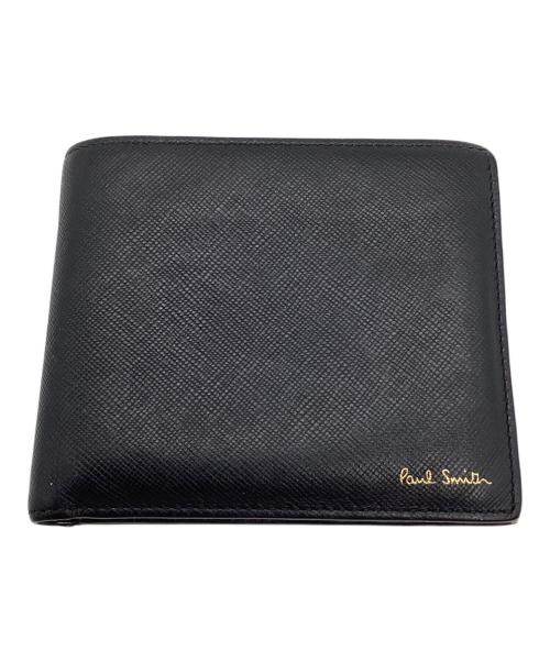 PAUL SMITH（ポールスミス）PAUL SMITH (ポールスミス) ミニクーパー2つ折り財布 ブラックの古着・服飾アイテム