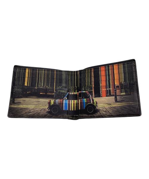 PAUL SMITH（ポールスミス）PAUL SMITH (ポールスミス) ミニクーパー2つ折り財布 ブラックの古着・服飾アイテム