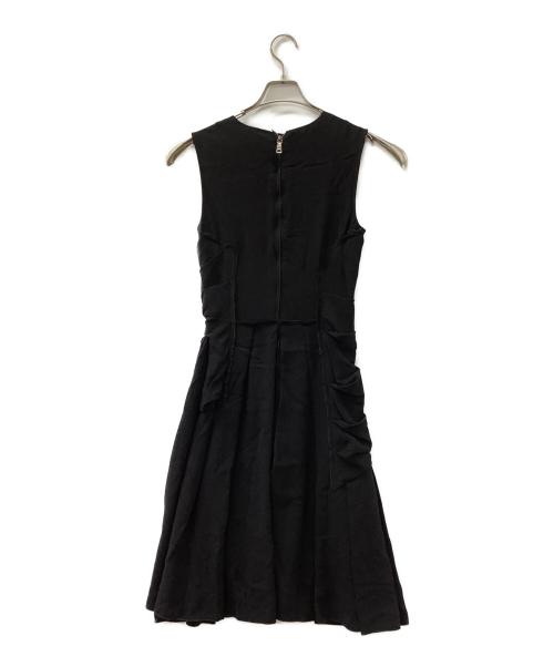 PRADA（プラダ）PRADA (プラダ) ノースリーブ・キャミソールワンピース ブラック サイズ:38の古着・服飾アイテム