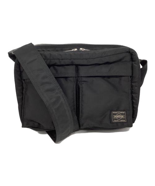 PORTER（ポーター）PORTER (ポーター) タンカースリングバッグ ダブルジップ ブラックの古着・服飾アイテム