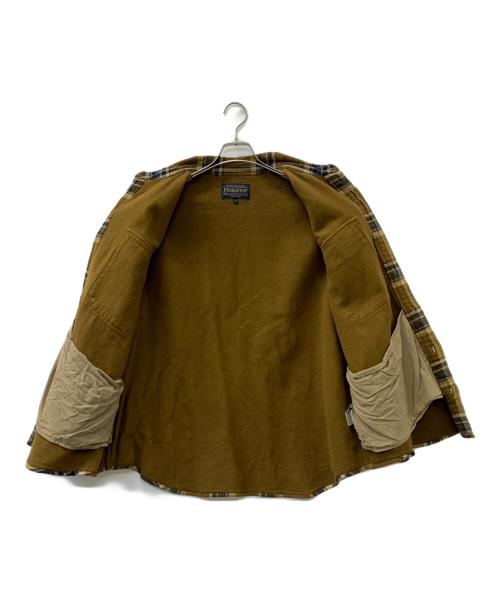 PENDLETON（ペンドルトン）PENDLETON (ペンドルトン) niko and (ニコアンド) シャツジャケット ブラウン サイズ:Fの古着・服飾アイテム