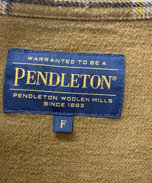 PENDLETON（ペンドルトン）PENDLETON (ペンドルトン) niko and (ニコアンド) シャツジャケット ブラウン サイズ:Fの古着・服飾アイテム