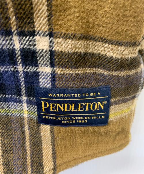 PENDLETON（ペンドルトン）PENDLETON (ペンドルトン) niko and (ニコアンド) シャツジャケット ブラウン サイズ:Fの古着・服飾アイテム