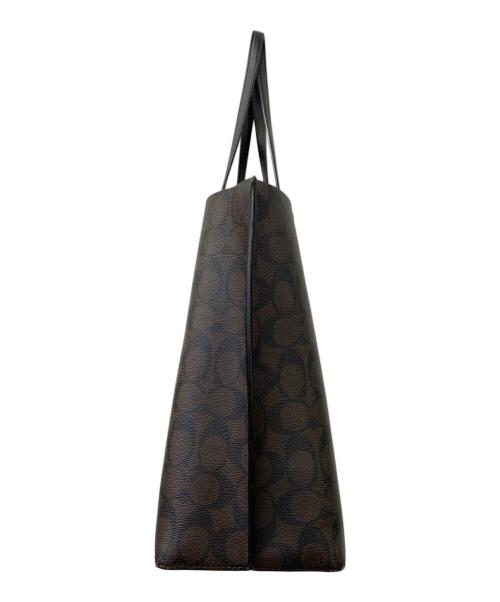 COACH（コーチ）COACH (コーチ) シグネチャー トートバッグ ブラウンの古着・服飾アイテム