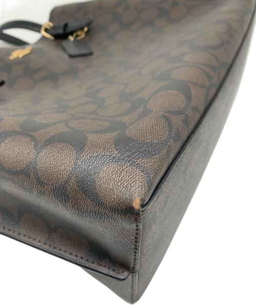 COACH（コーチ）COACH (コーチ) シグネチャー トートバッグ ブラウンの古着・服飾アイテム