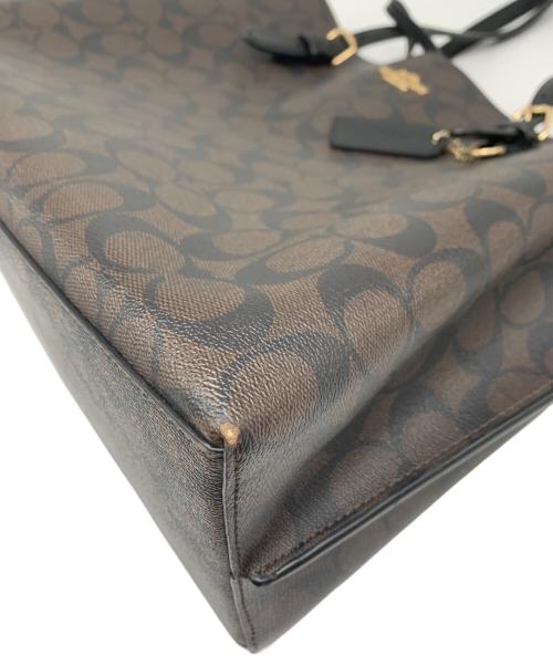 COACH（コーチ）COACH (コーチ) シグネチャー トートバッグ ブラウンの古着・服飾アイテム
