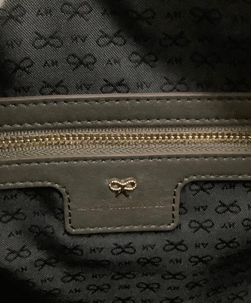 ANYA HINDMARCH（アニヤ・ハインドマーチ）ANYA HINDMARCH (アニヤ・ハインドマーチ) Carker 2WAYバッグ ブラックの古着・服飾アイテム