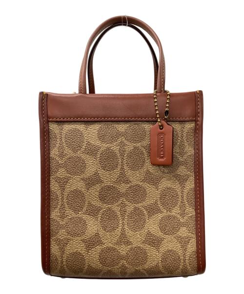 COACH（コーチ）COACH (コーチ) 2WAYバッグ ブラウンの古着・服飾アイテム