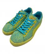 PUMA×SOLANGEプーマ×ソランジュ）の古着「ローカットスニーカー」｜イエロー×スカイブルー