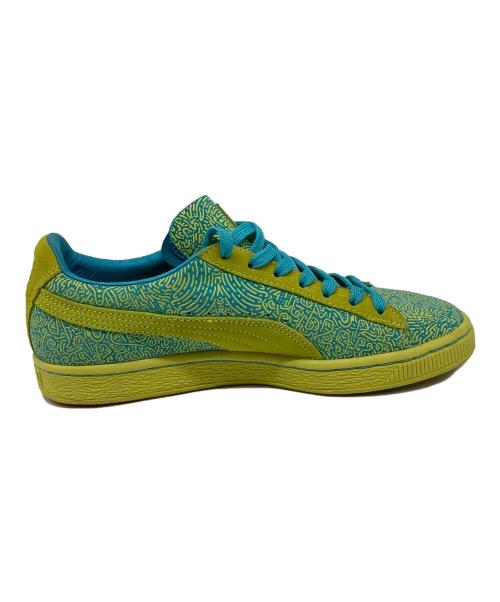 PUMA（プーマ）PUMA (プーマ) SOLANGE (ソランジュ) ローカットスニーカー イエロー×スカイブルー サイズ:US51/2の古着・服飾アイテム
