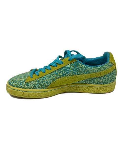 PUMA（プーマ）PUMA (プーマ) SOLANGE (ソランジュ) ローカットスニーカー イエロー×スカイブルー サイズ:US51/2の古着・服飾アイテム
