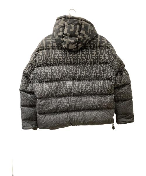 DIESEL（ディーゼル）DIESEL (ディーゼル) ダウンジャケット ブラック×カーキ サイズ:XLの古着・服飾アイテム