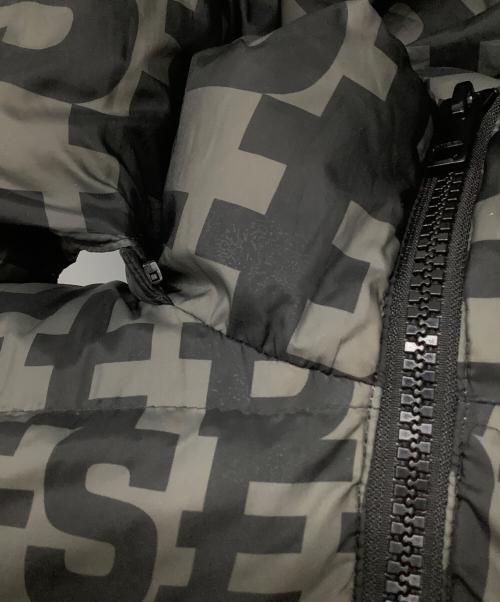 DIESEL（ディーゼル）DIESEL (ディーゼル) ダウンジャケット ブラック×カーキ サイズ:XLの古着・服飾アイテム