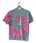 stussy (ステューシー) Aqua Spiral SS tie-dye スカイブルー×ピンク サイズ:XL：5000円