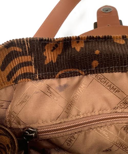 LONGCHAMP（ロンシャン）LONGCHAMP (ロンシャン) ハンドバッグ ブラウンの古着・服飾アイテム