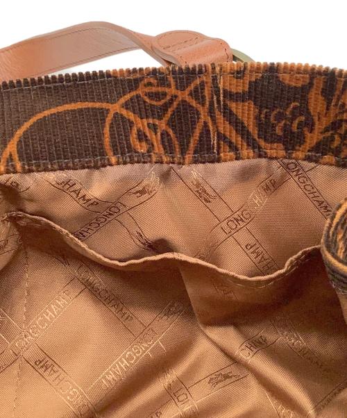 LONGCHAMP（ロンシャン）LONGCHAMP (ロンシャン) ハンドバッグ ブラウンの古着・服飾アイテム
