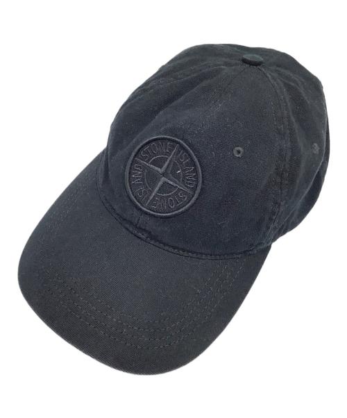 STONE ISLAND（ストーンアイランド）STONE ISLAND (ストーンアイランド) キャップ ブラック サイズ:UNの古着・服飾アイテム
