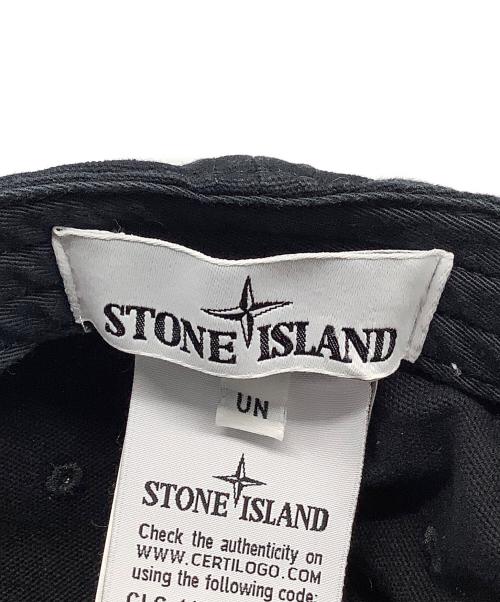 STONE ISLAND（ストーンアイランド）STONE ISLAND (ストーンアイランド) キャップ ブラック サイズ:UNの古着・服飾アイテム