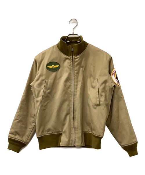 HOUSTON（ヒューストン）HOUSTON (ヒューストン) タンカースジャケット カーキ サイズ:38の古着・服飾アイテム