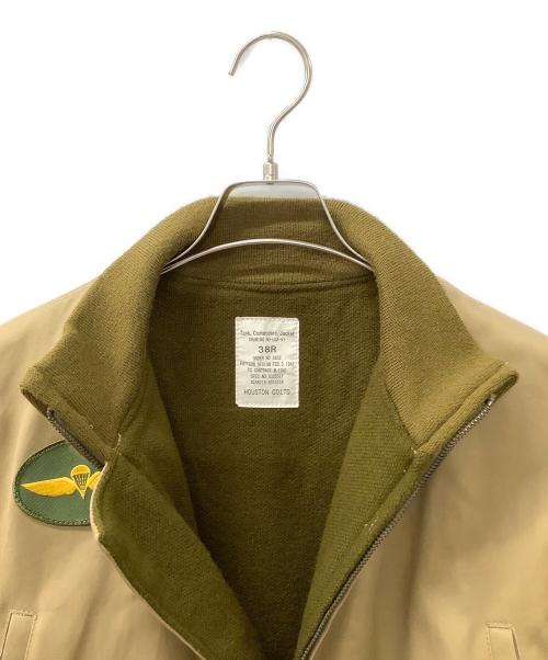 HOUSTON（ヒューストン）HOUSTON (ヒューストン) タンカースジャケット カーキ サイズ:38の古着・服飾アイテム