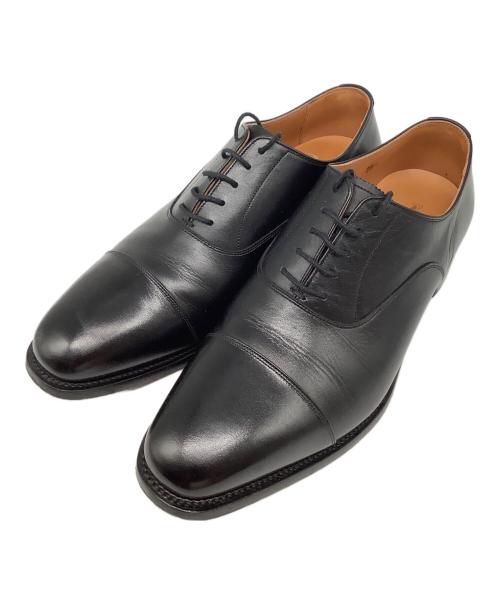 SCOTCH GRAIN（スコッチグレイン）SCOTCH GRAIN (スコッチグレイン) ストレートチップシューズ ブラック サイズ:251/2の古着・服飾アイテム