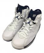 NIKEナイキ）の古着「AIR JORDAN6（エアジョーダン）」｜ホワイト×ネイビー