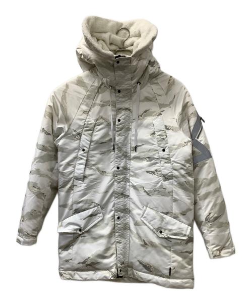 NIKE（ナイキ）NIKE (ナイキ) J-3Bフライトジャケット ホワイト サイズ:Sの古着・服飾アイテム