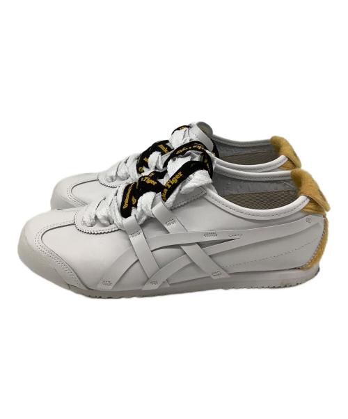 Onitsuka Tiger（オニツカタイガー）Onitsuka Tiger (オニツカタイガー) MEXICO'66 ホワイト×イエロー サイズ:24.5の古着・服飾アイテム
