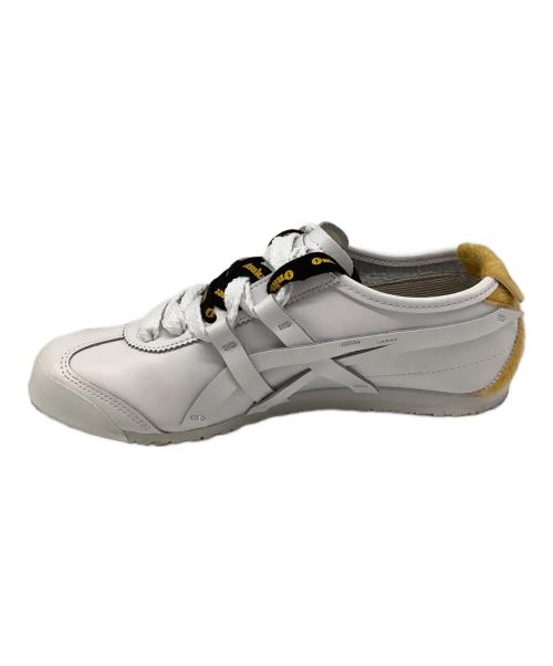 Onitsuka Tiger（オニツカタイガー）Onitsuka Tiger (オニツカタイガー) MEXICO'66 ホワイト×イエロー サイズ:24.5の古着・服飾アイテム