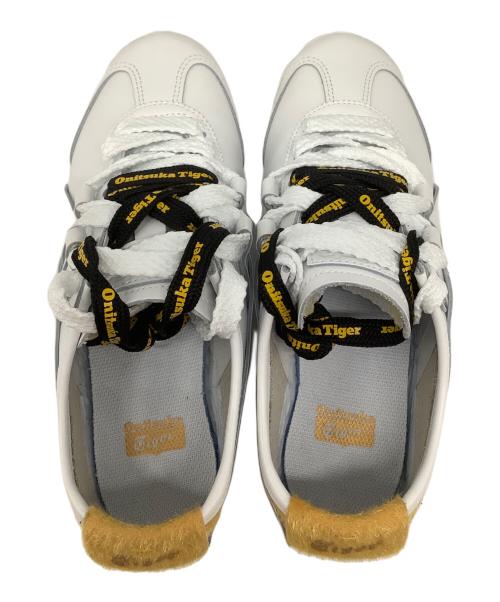 Onitsuka Tiger（オニツカタイガー）Onitsuka Tiger (オニツカタイガー) MEXICO'66 ホワイト×イエロー サイズ:24.5の古着・服飾アイテム