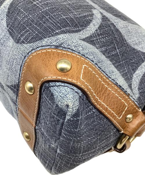 COACH（コーチ）COACH (コーチ) レガシーコットンシグネチャー インディゴの古着・服飾アイテム