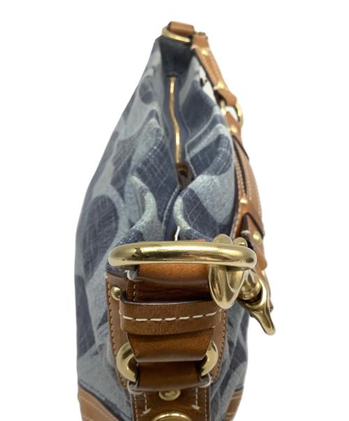 COACH（コーチ）COACH (コーチ) レガシーコットンシグネチャー インディゴの古着・服飾アイテム