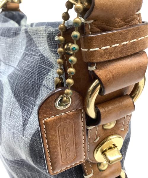 COACH（コーチ）COACH (コーチ) レガシーコットンシグネチャー インディゴの古着・服飾アイテム