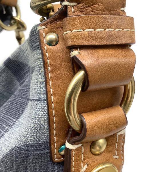 COACH（コーチ）COACH (コーチ) レガシーコットンシグネチャー インディゴの古着・服飾アイテム