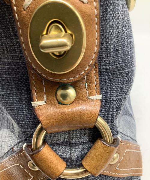 COACH（コーチ）COACH (コーチ) レガシーコットンシグネチャー インディゴの古着・服飾アイテム