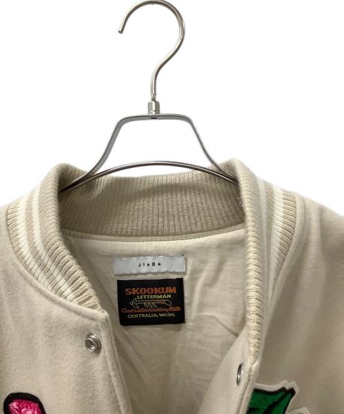 jieda（ジエダ）jieda (ジエダ) skookum (スクーカム) スタジャン ベージュ サイズ:2の古着・服飾アイテム