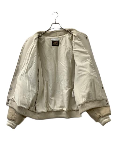 jieda（ジエダ）jieda (ジエダ) skookum (スクーカム) スタジャン ベージュ サイズ:2の古着・服飾アイテム