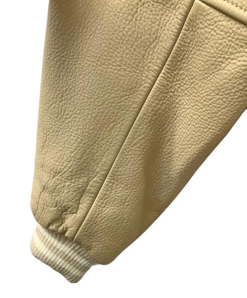 jieda（ジエダ）jieda (ジエダ) skookum (スクーカム) スタジャン ベージュ サイズ:2の古着・服飾アイテム