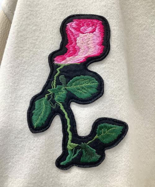 jieda（ジエダ）jieda (ジエダ) skookum (スクーカム) スタジャン ベージュ サイズ:2の古着・服飾アイテム