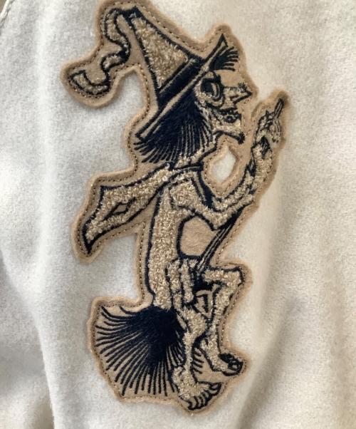 jieda（ジエダ）jieda (ジエダ) skookum (スクーカム) スタジャン ベージュ サイズ:2の古着・服飾アイテム