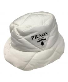 PRADA（プラダ）の古着「バケットハット」｜ホワイト