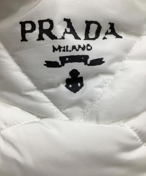 PRADA（プラダ）PRADA (プラダ) バケットハット ホワイト サイズ:XLの古着・服飾アイテム