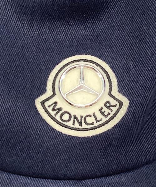 MONCLER（モンクレール）MONCLER (モンクレール) Mercedes Benz (メルセデスベンツ) ベースボールキャップ ネイビー サイズ:UNIの古着・服飾アイテム
