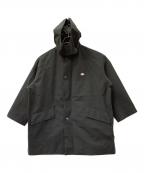 DANTONダントン）の古着「SHORT BALMACAAN COAT」｜ブラック